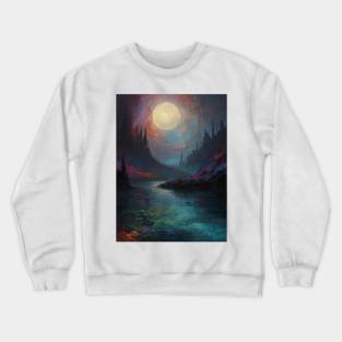 Nature watercolor  Art Crewneck Sweatshirt